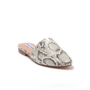 Steve Madden - Ally Slip On Mule - White Snake - SZ 10